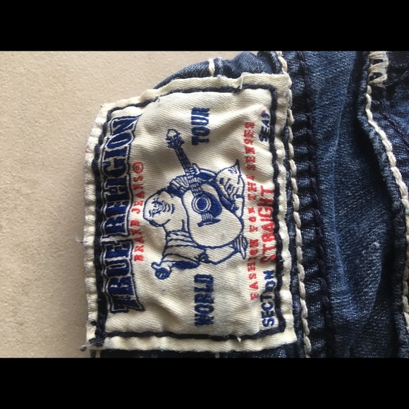 Dark denim True Religion Men’s Jeans - Picture 5 of 6